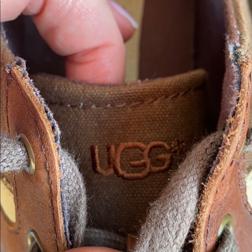 UGG Australia Bryson Grizzly lace sneaker leather - Picture 8 of 11